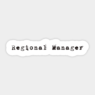 Regional Manager - The office Sticker